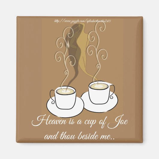 "De hemel is..." Magneet (Voorkant)