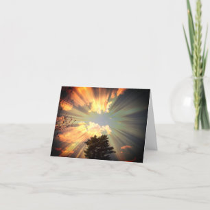 De hemel kreeg een prachtige engel sympathie kaart