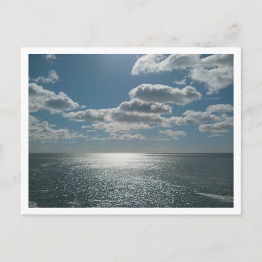 De hemel op het briefkaart van de aarde. (Voorkant)