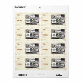 De hemel valt etiket (Full Sheet)