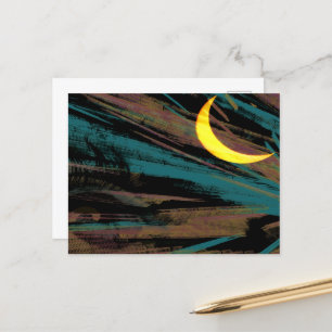 De hemel van de nacht aan de gang briefkaart