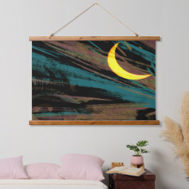 De hemel van de nacht aan de gang hangend wandkleed