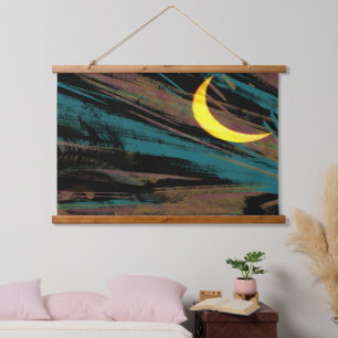 De hemel van de nacht aan de gang hangend wandkleed