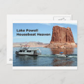 De Hemel van de Woonboot van Powell van het meer, Briefkaart (Voorkant / Achterkant)