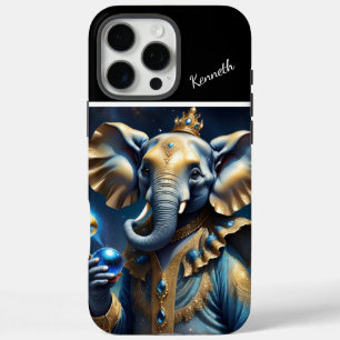 De hemelbol van de koninklijke olifant iPhone 16 pro max hoesje