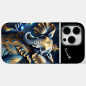 De hemelbol van de koninklijke olifant Case-Mate iPhone case (Achterkant (horizontaal))