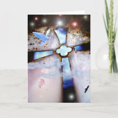 De hemelen verkondigen de heerlijkheid Gods Paase Feestdagen Kaart (Voorkant)