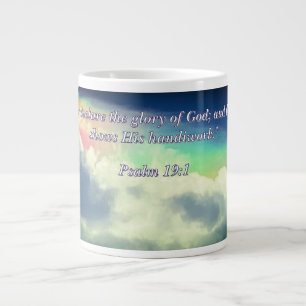 De hemelen verkondigen Psalm 19:1 Extra Grote Beker
