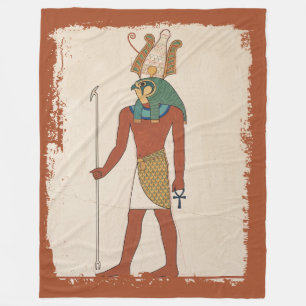 De hemelheer rust oude koninkrijk Horus Fleece Deken