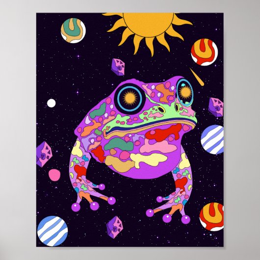 De Hemelse Kikker Poster (Voorkant)