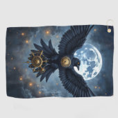 De Hemelse Kraai. Golfhanddoek (Horizontaal)