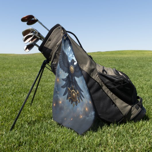 De Hemelse Kraai. Golfhanddoek (Groen)