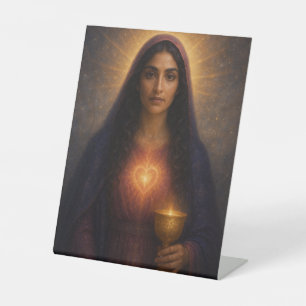De hemelse Opgevaren Meester Maria Magdalena Reclamebord Met Voetstuk