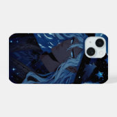 De hemelse tovenaar iPhone 15 hoesje (Achterkant horizontaal)