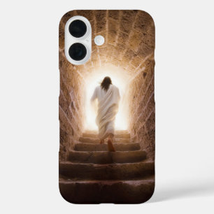 De Hemelvaart – Jezus die het Licht binnenwandelt iPhone 16 Hoesje