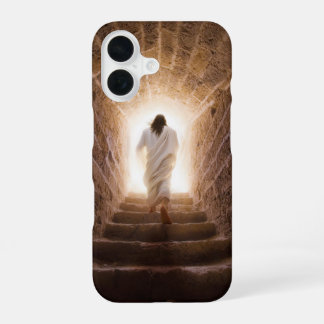 De Hemelvaart – Jezus die het Licht binnenwandelt iPhone 16 Hoesje