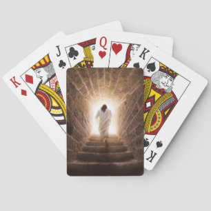 De Hemelvaart – Jezus die het Licht binnenwandelt Pokerkaarten