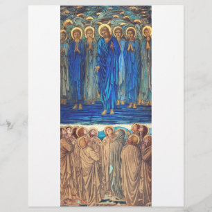 De Hemelvaart van Christus door Edward Burne Jones Flyer