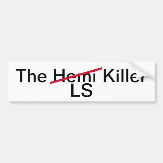 De Hemi LS Killer bumper sticker (Voorkant)