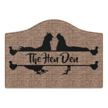 De Hen Den Rustic Burlap Chicken Coop 