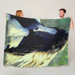 De hengst van Vanner van de zigeuner/paard, Fleece Deken