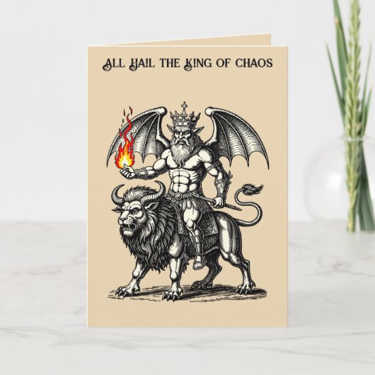 De Herald van Chaos Asmodeus Kaart (Voorkant)