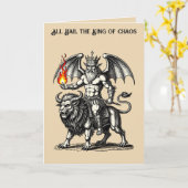 De Herald van Chaos Asmodeus Kaart (Gele Bloem)
