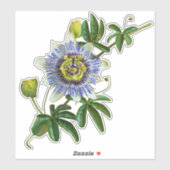 De Herb Passionflower | VinylSticker Sticker (Vel)