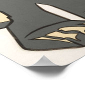 De Herculoïden Comic Classic  Retro Cartoon Poster (Hoek)