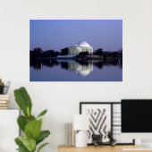 De herdenking van Thomas Jefferson Poster (Thuiskantoor)