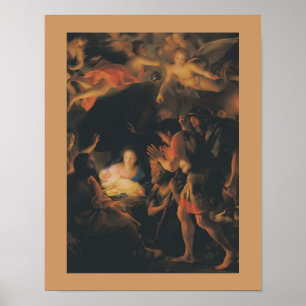 De Herder die van de Bewondering van Mengs Vintage Poster