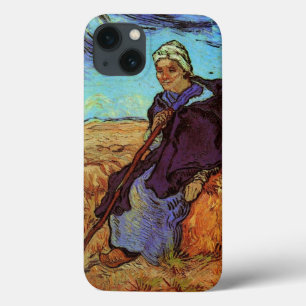 De herderin (naar Millet) door Vincent van Gogh iPhone 13 Hoesje