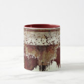 De Here Paint drip aardewerk uitziende mok (Midden)