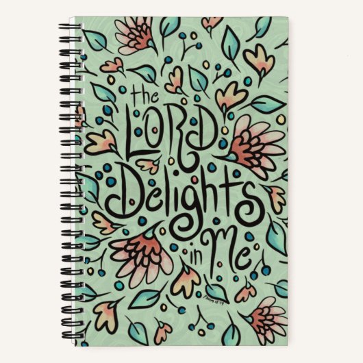 De Here verheugt zich in mij Notitieboek (Voorkant)