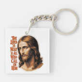 De Heren Aanwezigheid: Jezus reageert op iedereen  Sleutelhanger (Achterkant)