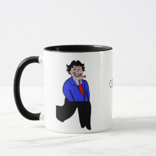 DE Heren Bewerkbaar Mok