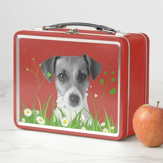 De Herfst 2024 collectie Rood blk/wht hond en gras (In situ)