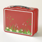 De Herfst 2024 collectie Rood blk/wht hond en gras (Achterkant)