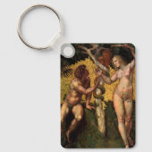 De Herfst Adam en Eva van Raphael Sanzio Sleutelhanger (Voorkant)