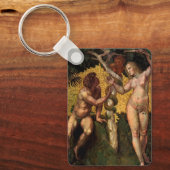 De Herfst Adam en Eva van Raphael Sanzio Sleutelhanger (Voorkant)