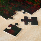 De herfst bedekt de Stourhead loop. Legpuzzel (Zijkant)
