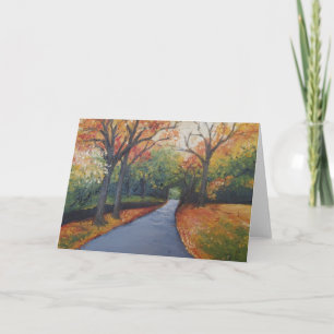 De herfst bij Wenskaart Woodlawn Kaart