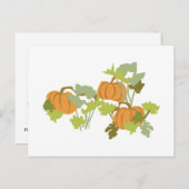De herfst bruiloften sparen de Briefkaarten van de (Voorkant / Achterkant)