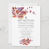 De herfst - de Waterverf van de Herfst leest bat M Kaart (Voorkant)