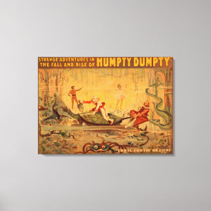 De herfst en de opkomst van het Humpty Dumpty Thea Canvas Afdruk