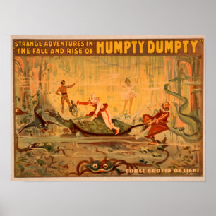 De herfst en de opkomst van het Humpty Dumpty Thea Poster