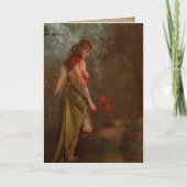 de herfst fee kaart (Voorkant)