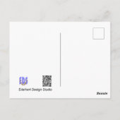 De herfst Greetings Sunny Toadstools Cust. Briefka Briefkaart (Achterkant)