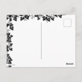 De herfst, Happy Halloween. Briefkaart (Achterkant)