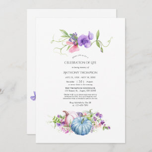 De herfst - Herfst Floral Pumpkin - Levensherfst Kaart